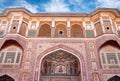 Ganesh gate in Amber Palace, Rajasthan state, India