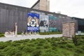 The exterior garden from Oskar Schindler`s Enamel Factory