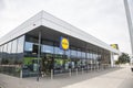 Exterior of the German supermarket Lidl in Plasencia