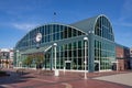 Exterior of Glass Amtrak Train Station in Oakland California Royalty Free Stock Photo