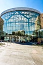 Exterior of Glass Dome Roof of Shopping Center Mall Royalty Free Stock Photo