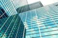 Exterior of glass office building Royalty Free Stock Photo