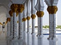 Exterior of the Grand Mosque in Abu Dhabi