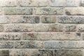 Exterior gray color old brick Wall, brick wall texture background. Old vintage brick wall pattern Royalty Free Stock Photo