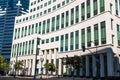 Exterior of Hall of Justice Building in San Diego Royalty Free Stock Photo