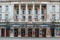 Exterior of Her Majesty Theatre in West End of London, UK