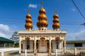 Exterior of a Hindu temple in Commewijne, Plantation district, Suriname