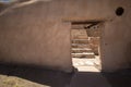 Exterior Of Historical Adobe Pueblo Style House Royalty Free Stock Photo