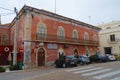 Exterior of the historical building at Alcantarilha in Silves, Portugal.