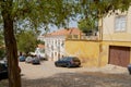 Exterior of the historical buildings on July 18, 2006 in Silves, Portugal.