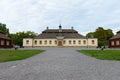 Exterior of historical manor house mansion in Skansen Museum at Stockholm Sweden Royalty Free Stock Photo