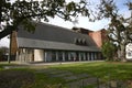 Exterior of Holy Trinity Cathedral with folded metal roof in Parnell, Auckland, New Zealand Royalty Free Stock Photo