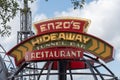 Exterior image of the Enzo`s tunnel bar resturant sign