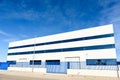 Exterior industrial warehouse Royalty Free Stock Photo