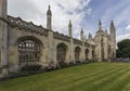 Exterior of Kings College in Cambridge Royalty Free Stock Photo