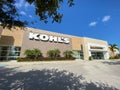 The exterior of a Kohl`s department store in Orlando, Florida Royalty Free Stock Photo