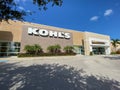 The exterior of a Kohl`s department store in Orlando, Florida Royalty Free Stock Photo