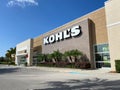 The exterior of a Kohl`s department store in Orlando, Florida Royalty Free Stock Photo