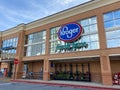 The exterior of the Kroger grocery store in the Buckhead District of Atlanta, GA Royalty Free Stock Photo