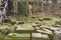 Exterior of the Krol Ko temple in Angkor, Cambodia.