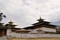 Exterior of Kyichu Lhakhang, a seventh-century Buddhist monastery revered as one of the most important sites of worship in Bhutan Royalty Free Stock Photo