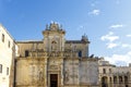 Exterior of Lecce Cathedral, Lecce, Apulia, Italy