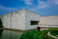 Exterior of the Liangzhu Museum, an archaeological museum dedicated to the Neolithic Liangzhu culture, in Liangzhu, Hangzhou, Royalty Free Stock Photo
