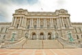 Exterior of the Library of Congress. The library officially serves the U.S. Congress Royalty Free Stock Photo