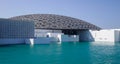 Exterior of the Louvre Abu Dhabi museum