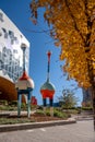 Exterior of the main branch of the Calgary Public Library