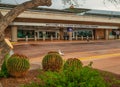 Exterior main entrance of Tucson Arizona airport.