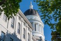 Exterior of the Maine Capitol Building
