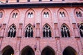 Exterior of Malbork castle, Marlbork, Poland Royalty Free Stock Photo