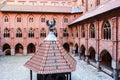 Exterior of Malbork castle, Marlbork, Poland Royalty Free Stock Photo