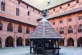 Exterior of Malbork castle, Marlbork, Poland Royalty Free Stock Photo