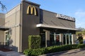 Exterior of a McDonald\'s fast food restaurant in Miami, Florida.