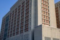 Exterior of the MDC Brooklyn Federal Bureau of Prisons located in Brooklyn, New York, USA