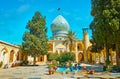 The garden of Ali Ibn Hamzeh Holy Shrine, Shiraz, Iran