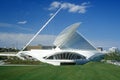 Exterior of the Milwaukee Art Museum on Lake Michigan, Milwaukee, WI Royalty Free Stock Photo