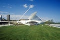 Exterior of the Milwaukee Art Museum on Lake Michigan, Milwaukee, WI Royalty Free Stock Photo