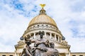 Exterior of the Mississippi State Capitol Building Royalty Free Stock Photo