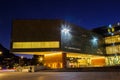 Exterior of the modern architecture of LAC Lugano Arte e Cultura cultural center Royalty Free Stock Photo