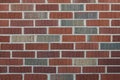 Solid, Multicolored Brick Wall