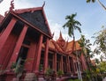 Exterior of the National Museum of Cambodia in Phnom Penh, Cambodia Royalty Free Stock Photo