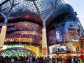 The exterior and night scene of ION Orchard in Singapore