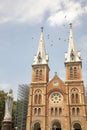 Notre Dame Cathedral in Ho Chi Minh City or Saigon Vietnam Royalty Free Stock Photo