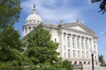 Exterior of Oklahoma state capitol building Royalty Free Stock Photo