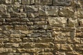 Exterior old irregular stone wall