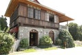 Exterior of old Spanish-style stone and wood house found at Batangas City, Philippines Royalty Free Stock Photo