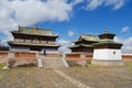 Exterior of one of the Erdene Zuu monastery buildings in Kharkhorin, Mongolia. Royalty Free Stock Photo